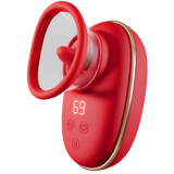 Vortex - Sucking & Licking Stimulator (Red)-JE-Z012
