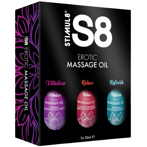 S8 Massage Oil Box (3 x 50 ml)-97414