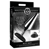 Butt Slut Metal & Silicone Butt Plug-AH445