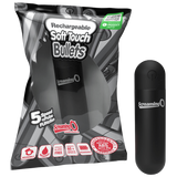 Rechargeable Soft Touch Bullet (Black)-ARBS-BL