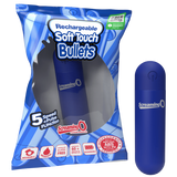 Rechargeable Soft Touch Bullet (Blue)-ARBS-BU