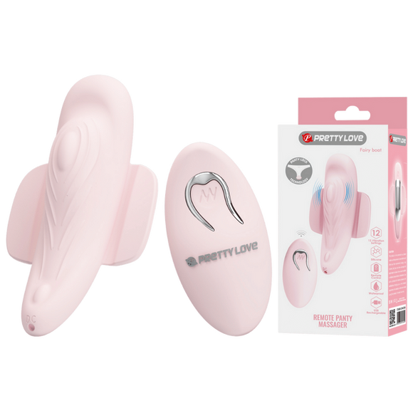 Remote Panty Massager -Fairy Boat (Pink)-BI-014415W