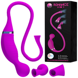 Rechargeable Romance 3in1 Vibrator (Purple)-BI-014446 (MC25)