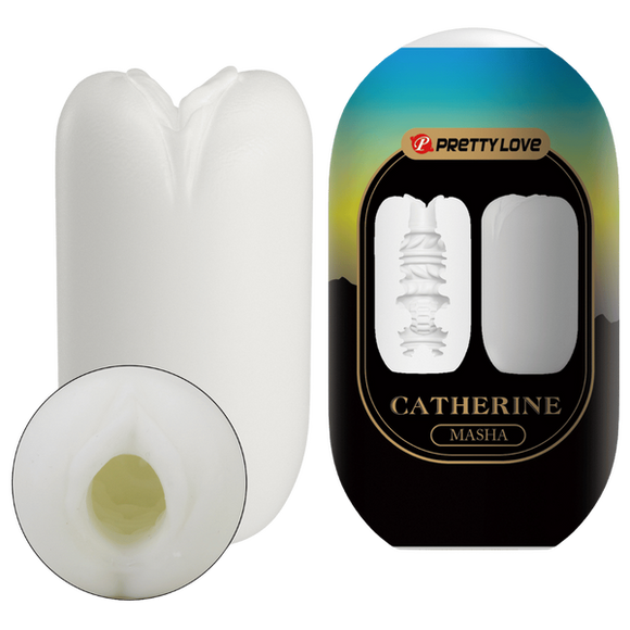 Catherine Masha Egg Masturbator (White)-BI-014931-4-2