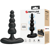 Corban - Rechargeable Butt Plug (Black)-BI-040174