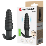 Silicone Butt Plug - Aeolis (Black)-BI-040201