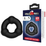 Super Soft Silicone Cockring - 3 Bead-BI-210183
