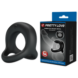 Vibrant Penis Ring - Elliott (Black)-BI-210322