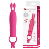 Bunny Finger Vibrator - Delia (Pink)-BI-300133
