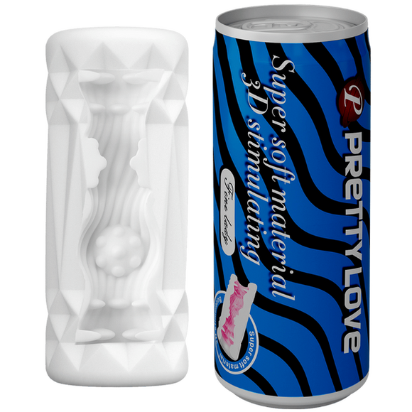 Super Soft Can Masturbator (Black/Blue)-BM-00900T88-1