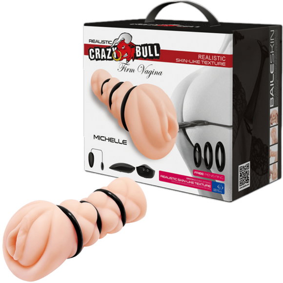 Firm Vagina - Vibrating Michelle (Flesh)-BM-009153ZH