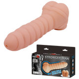 Stronger Man 8.6" Vibrating (Flesh)-BM-009213Z