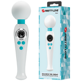 Rechargeable Wand - Skyler (White/Blue)-BW-055016LED-3