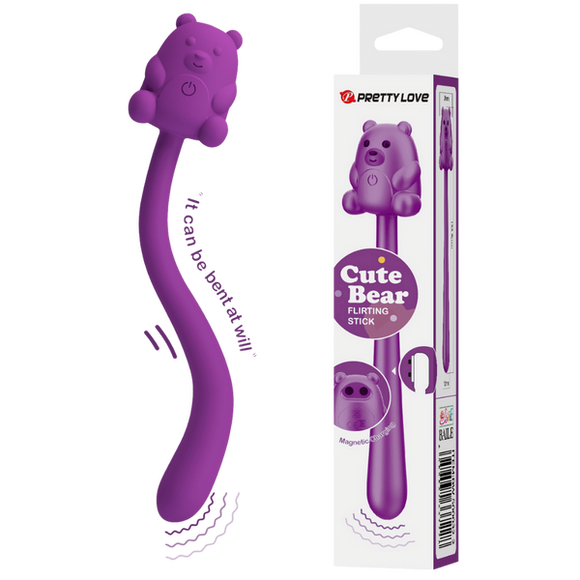 Cute Bear Flirting Stick (Purple)-BW-500032-2