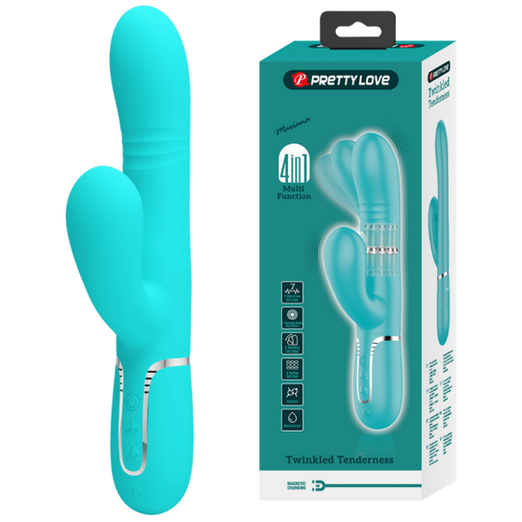 Mariana - 4in1 Multi-function Vibrator (Seafoam)-BW-500034-1