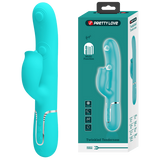 Gigi - 3in1 Multi-function Vibrator (Seafoam)-BW-500035-1