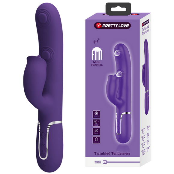 Gigi - 3in1 Multi-function Vibrator (Dark Purple)-BW-500035-2