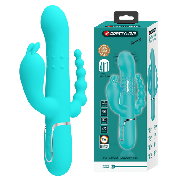 Cammy - 4in1 Multi-function Vibrator (Seafoam)-BW-500036-1