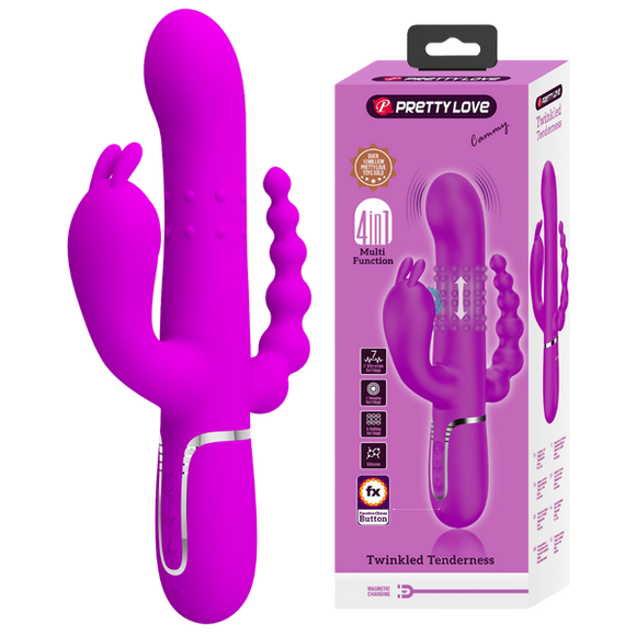 Cammy - 4in1 Multi-function Vibrator (Pink)-BW-500036