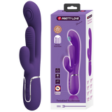 Shania - 4in1 Multi-function Vibrator (Dark Purple)-BW-500041-2