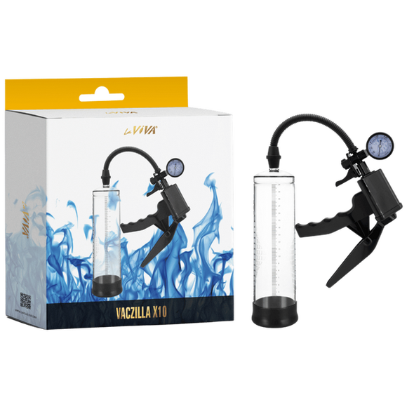 Vaczilla X10 Trigger Gauge Hand Grip Penis Pump-CN-313485162