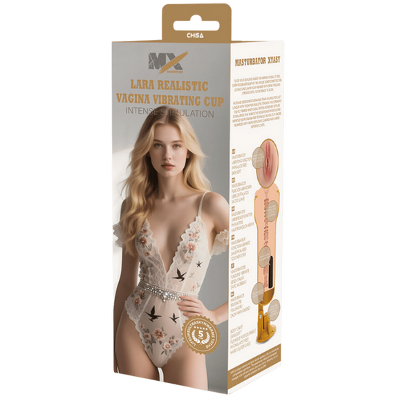 Lara Realistic Vagina Vibrating Cup-CN-628302217