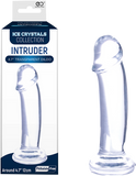 Intruder 4.5" Transparent Dildo (Clear)-F06Q019A00-050