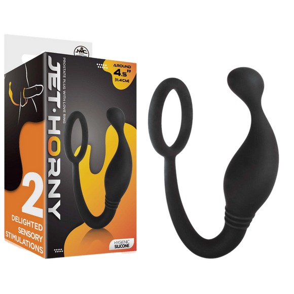 Prostate Plug with Love Ring - 4.5