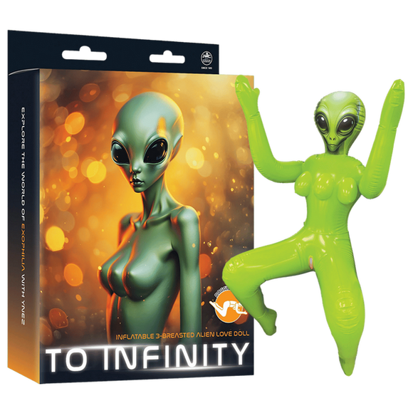 Inflatable 3-Breasted Alien Love Doll - (Ynez Doggy Style)-FDDR041SFA-005