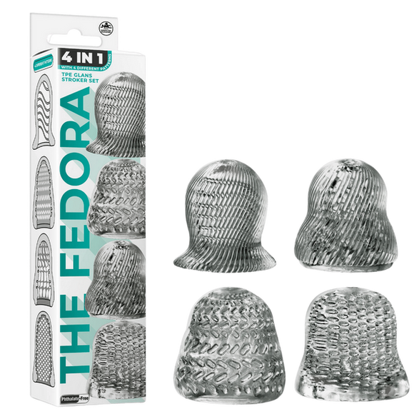 4 in 1 Glans Stroker Set (Smoke)-FKQ040A000-041