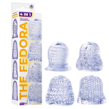 4 in 1 Glans Stroker Set (Clear)-FKQ040A000-050