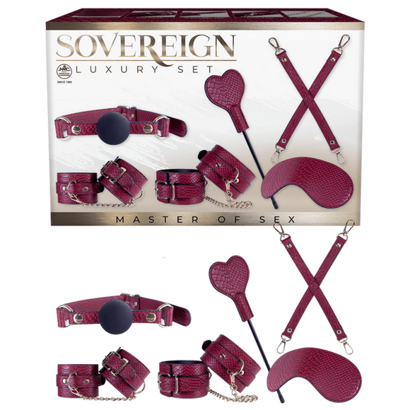 Sovereign Luxury Bondage Set (Red)-FKR006A000-008
