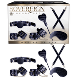 Sovereign Luxury Bondage Set (Black) (Alligator Print)-FKR006A000-077