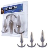 Butt Fantasy - Triple Tapered Anal Plug Set (Smoke)-FKR011A000-041