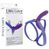 Ultra Lover - Double Dong Penetrix with Harness (Purple)-FNQ003A000-022