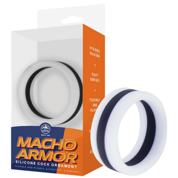 Silicone Cock Ornament (Black)-FNR005A000-010