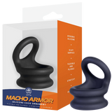 Silicone Cock Ornament - Medium (Black)-FNR006A000-010