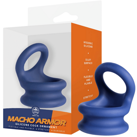Silicone Cock Ornament - Medium (Blue)-FNR006A000-024