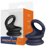 Silicone Cock Ornament - Large (Black)-FNR007A000-010