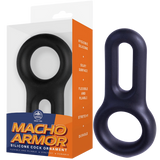 Silicone Cock & Ball Ornament - (Black)-FNR008A000-010