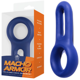 Silicone Cock & Ball Ornament - (Blue)-FNR008A000-024