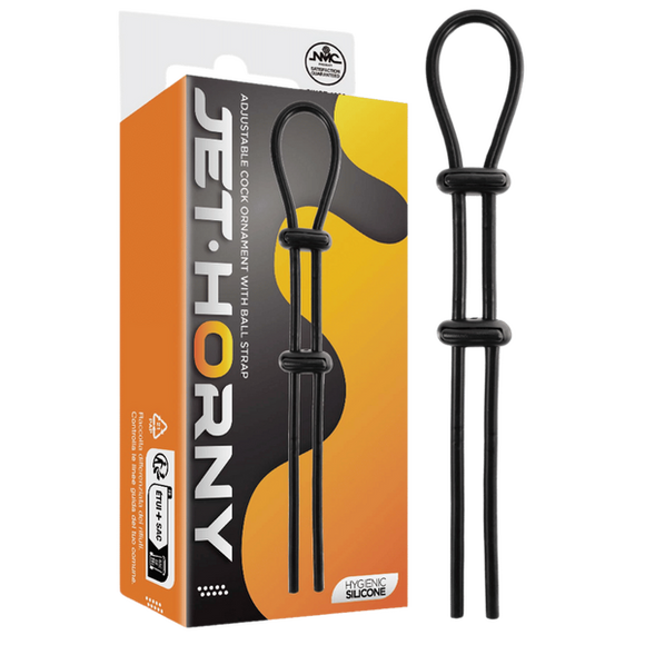 Adjustable Cock Ornament with Ball Strap (Black)-FNR012A000-010