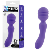 Exciter - Rechargeable Silicone Massager (Purple)-FPBQ048A00-022