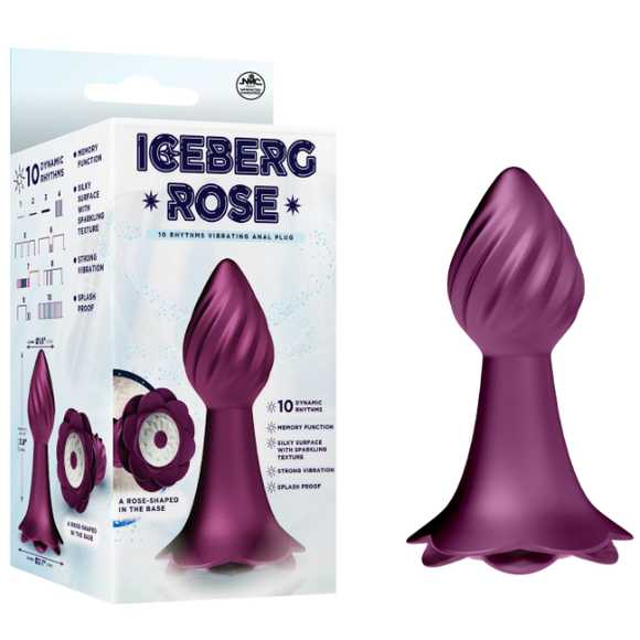 10 Rhythms Vibrating Anal Plug (Pink)-FPBQ063A00-208