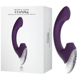Thumping Rechargeable Silicone Vibrator (Purple)-FPBR001A00-022
