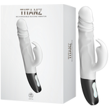 Rotating Rabbit Rechargeable Silicone Vibrator (White)-FPBR005A00-009