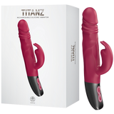 Rotating Rabbit Rechargeable Silicone Vibrator (Pink)-FPBR005A00-027