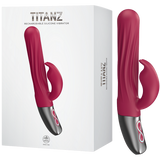 Thrusting Rabbit Rechargeable Silicone Vibrator (Pink)-FPBR007A00-027