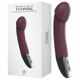 Rechargeable Silicone Vibrator (Rubine Red)-FPBR016A00-028