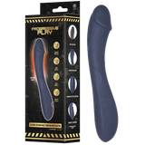 Silicone Rechargeable Vibrator with Heating (Black)-FPBS161A00-010